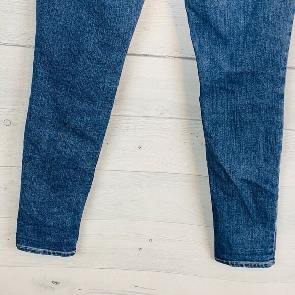 Old Navy Womens Original Mid Rise Skinny Jean Stretch Denim Med Wash Size 6 Reg - Picture 10 of 12
